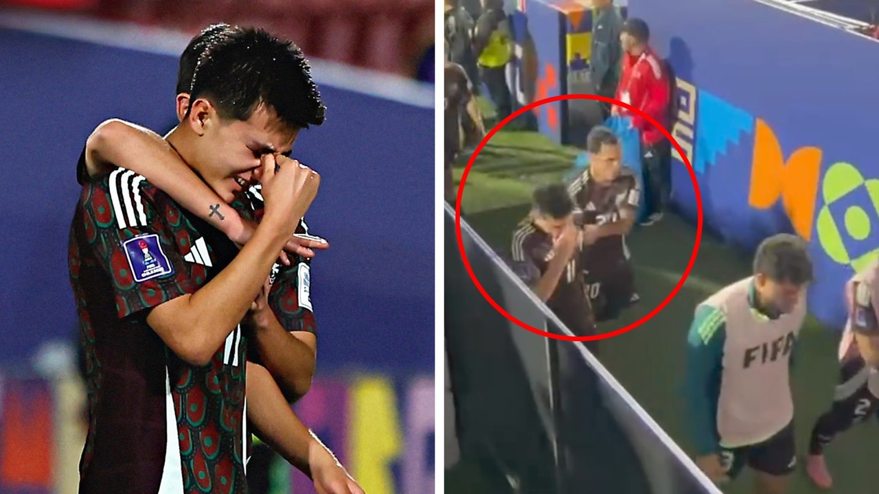 Gilberto Mora y jugadores de la Selección Mexicana se quiebran hasta las lágrimas tras eliminación del Mundial Sub-20