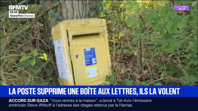Ils volent une boîte aux lettres en réponse aux suppressions de boîtes voulue par La Poste