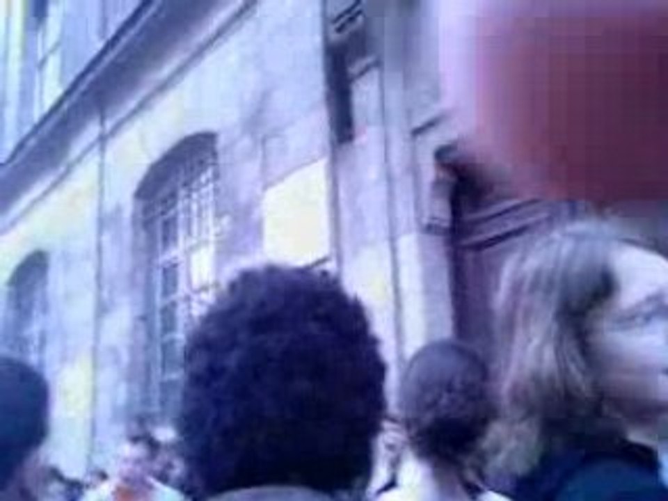 Blocus o collège Pierre Alviset