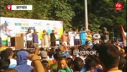 स्वदेशी मैराथन में रांची दौड़ी, युवाओं ने दिया आत्मनिर्भर भारत का संदेश