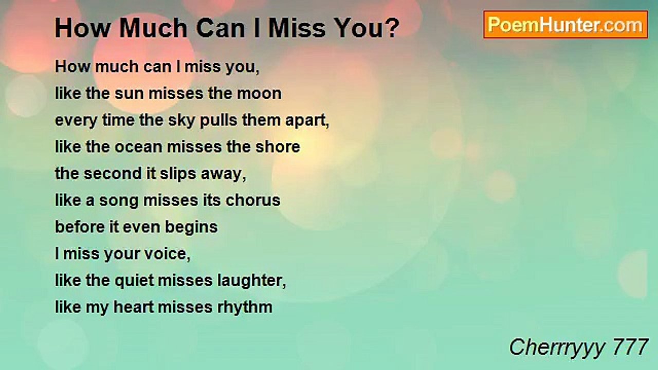 Cherrryyy 777 - How Much Can I Miss You?
