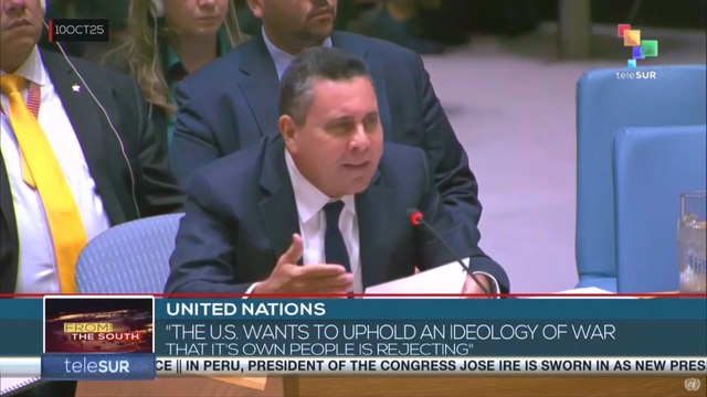 UNl Permanent representative to the United Nations denounces threat of a military attack by the U.S
