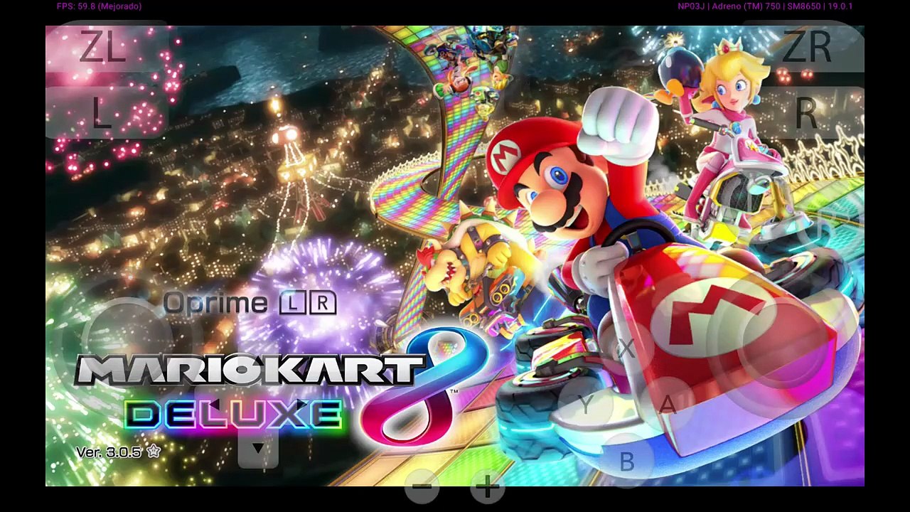 MATANDO EL TIEMPO CON (MARIO KART 8 DELUXE) EN ESPAÑOL. EDEN EMULATOR (ANDROID) #28.