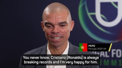 Ronaldo's retirement will be a difficult day for football - Pepe