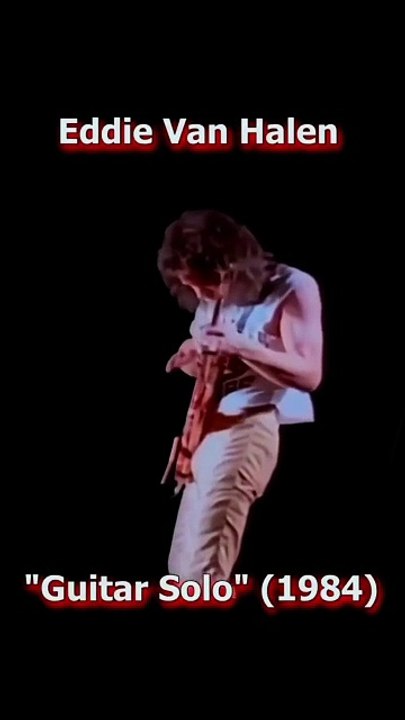 【レア】E.Van Halen songs & guitar from 1984 Talking about Van Halen's 1984 guitars - This was recorded