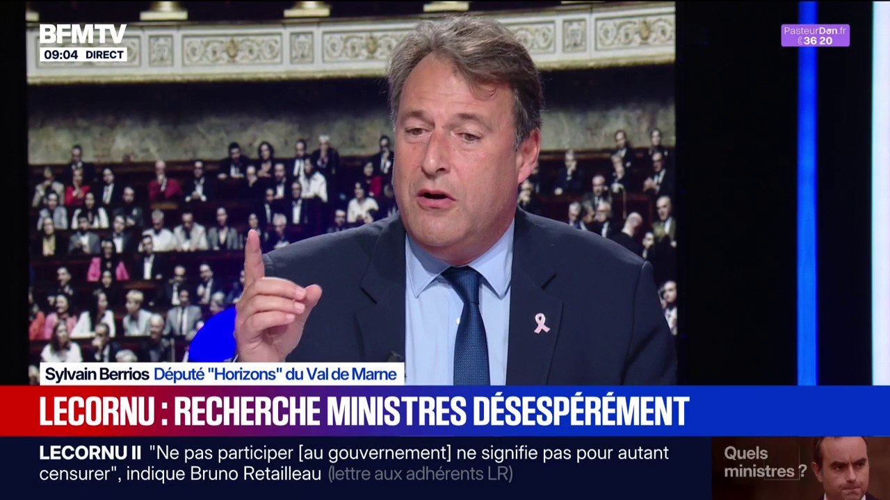 "Le président de la République, par ses arbitrages a créé une situation qu'on subit tous depuis un an", estime Sylvain Berrios, député Horizons