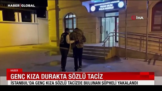 Genç kıza durakta sözlü taciz