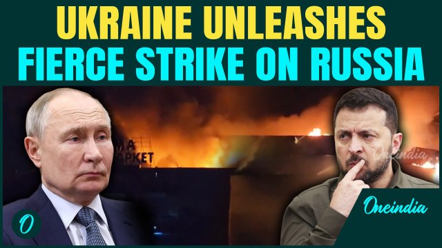 Video: Russian Supermarket Completely Destroyed in Ukrainian Drone Strike | Zelensky-Putin Showdown