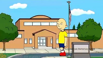 Caillou Pulls The Fire Alarm
