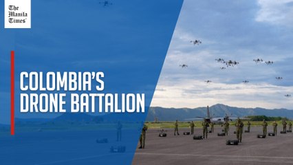 Colombia presents its first drone battalion to combat armed groups