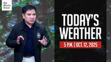 Today's Weather, 5 P.M. | Oct. 12, 2025