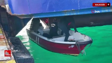 Erdek’te denize düşen yavru kedi itfaiye tarafından kurtarıldı