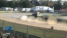 Rallycross France 2025 Dreux Q4 D4 Start Derrien Issue Barbault-Forget Lost Wheel