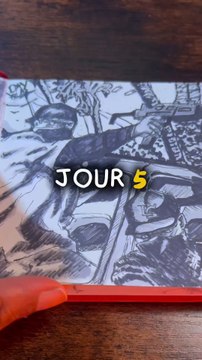 INKTOBER | Jour 5 : Dessiner BASKET… sans croquis ni brouillon 😳 (au stylo rouge !)