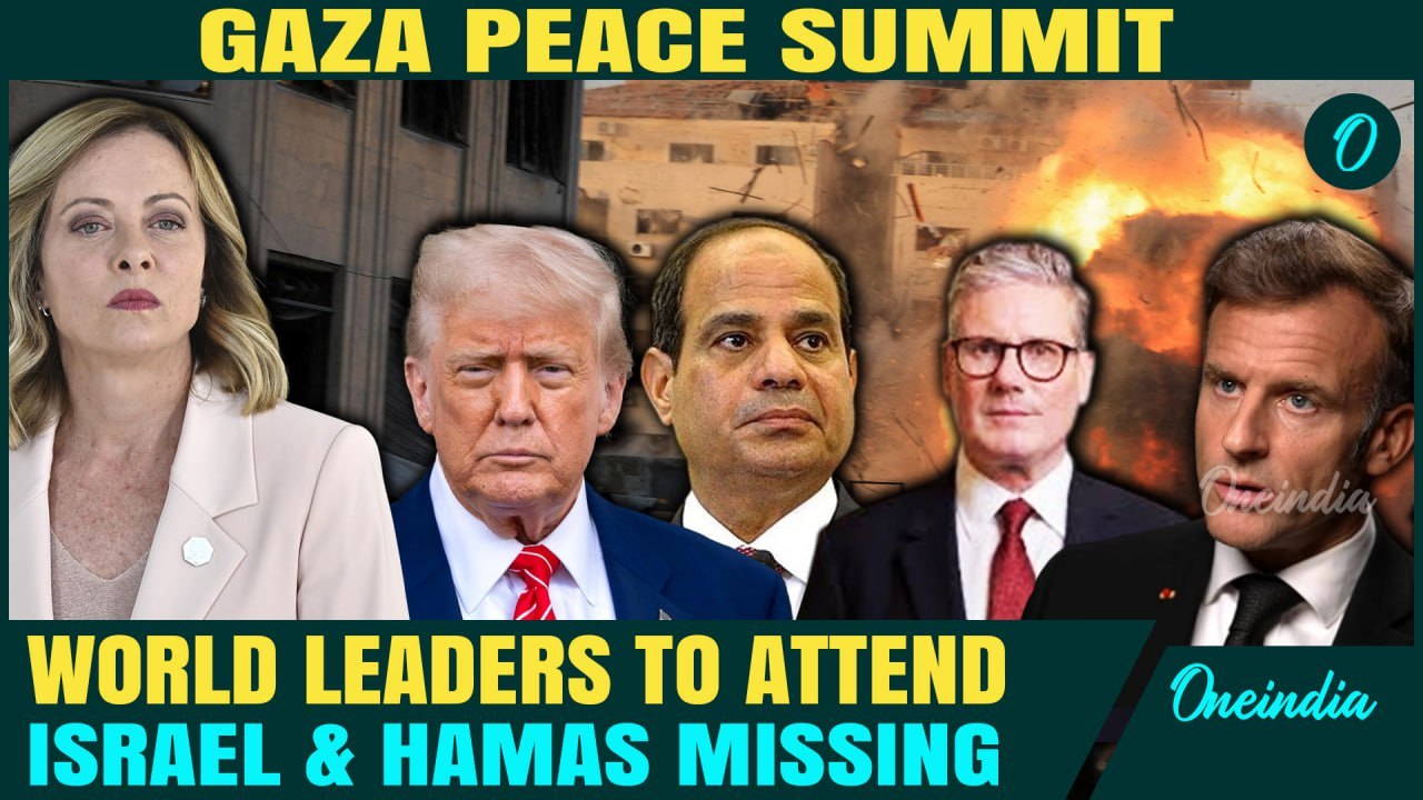 Breaking: Israel & Hamas skip Gaza Peace Summit even as World Leaders to attend Trump-chaired event