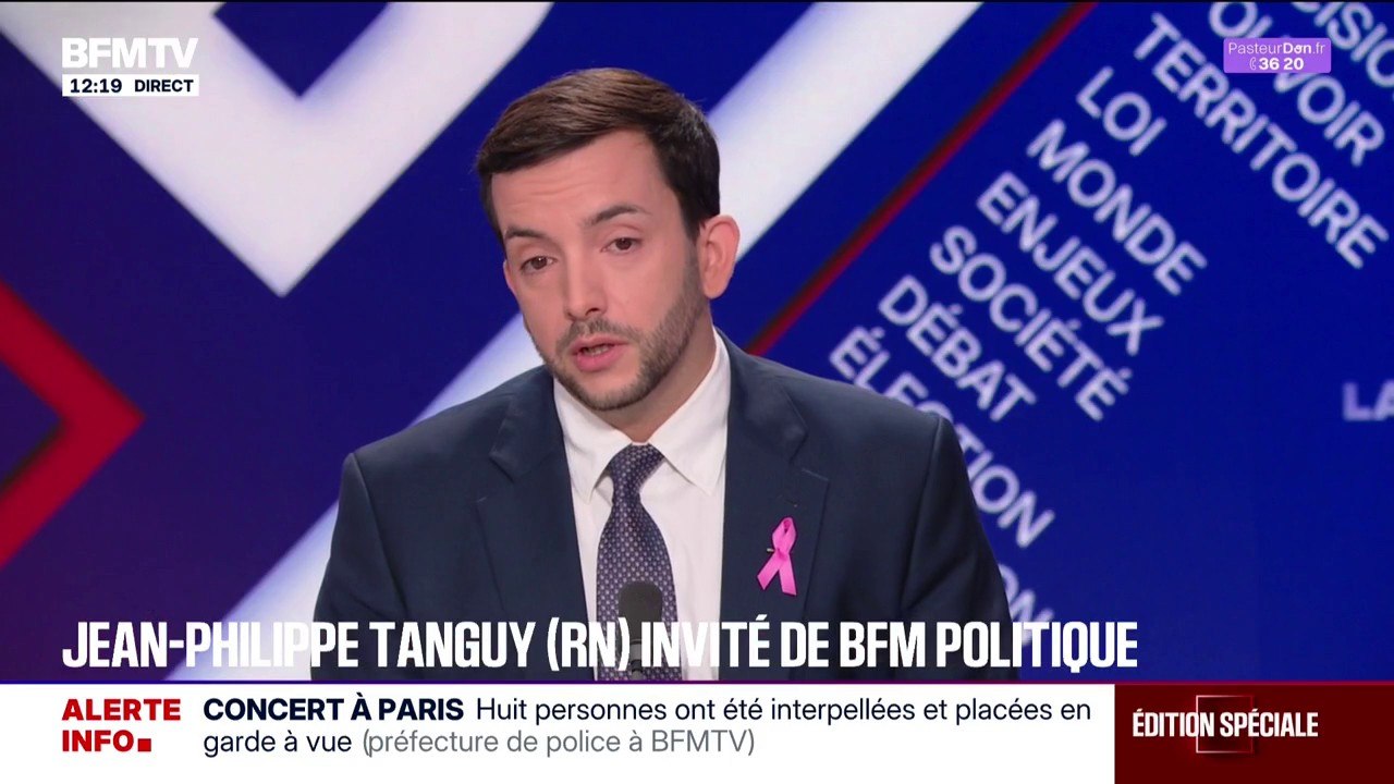 Emmanuel Macron "a voulu tuer la politique [...] à défaut de dissolution, il devra partir", estime Jean-Philippe Tanguy (RN)