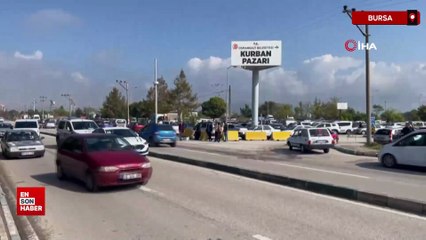 Bursa'da karşıdan karşıya geçmek isteyen vatandaş ağır yaralandı
