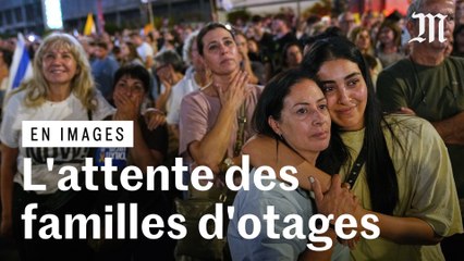 A Tel-Aviv, les familles d’otages israéliens attendent la libération de leurs proches