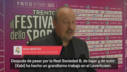 Benítez: "¿Xabi? El problema es que en el Madrid no vale ser 2º"