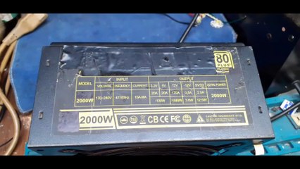 Herkes Kendi Güç Kaynağını Ömür Boyu Kullansın [Nasıl Yapılır-Video 5]-2000W Mining Power Supply