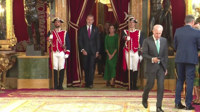 Besamanos en Zarzuela con los Reyes, 12 octubre