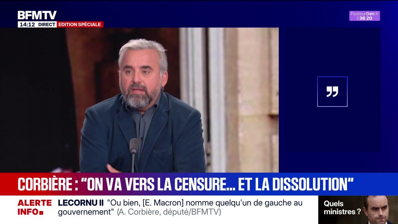 "Le nœud du problème, c'est la réforme des retraites", assure Alexis Corbière