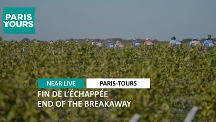 End of the breakaway - Paris-Tours 2024