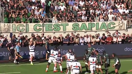 TOP 14 - Essai de Nathanael HULLEU 2 (CO) - US Montauban - Castres Olympique