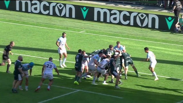 TOP 14 - Essai de Facundo ISA (SP) - Section Paloise - Aviron Bayonnais