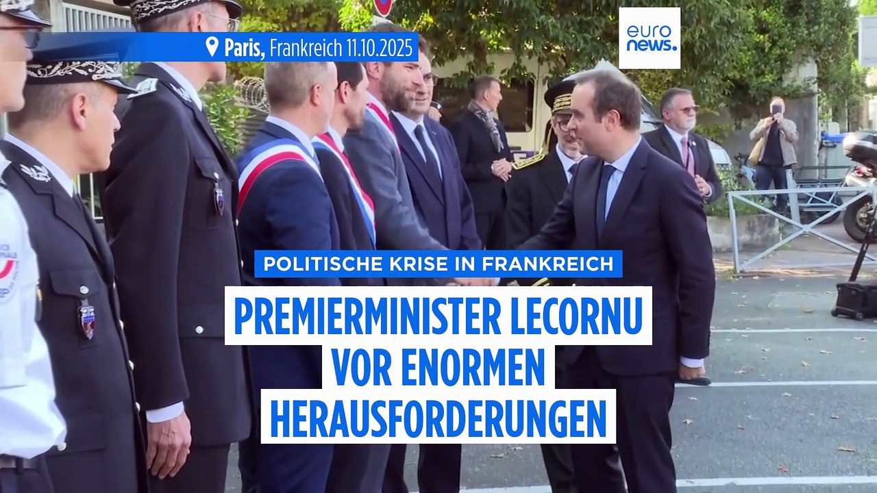 Frankreichs Premier Lecornu: Seitenhieb auf andere Politiker