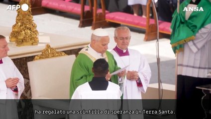 Il Papa all'Angelus:  "C'e' una scintilla di speranza in Terra Santa"