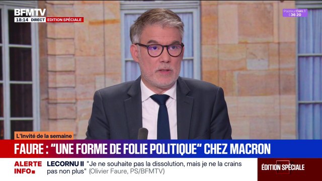 Appel entre Olivier Faure et Emmanuel Macron: le Premier secrétaire du PS indique que c'est faux