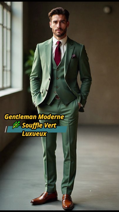 Gentleman Moderne : Le Secret du Vert Émeraude et du Velours Bordeau