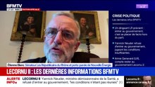 Formation d'un gouvernement: "Si on voulait dégoûter et écœurer les Français, on ne s'y prendrait pas autrement", estime Étienne Blanc, sénateur LR