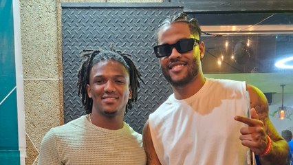 Los hermanos Acuña y Maikel García fueron ovacionados en su pueblo