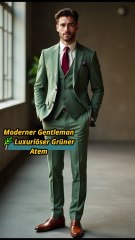 Moderner Gentleman: Das Geheimnis von Smaragdgrün & Burgunder Samt