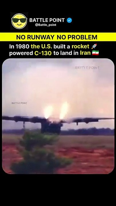In 1980, the U.S. Built a Rocket-Powered C-130 to Land in Iran | Operation Credible Sport