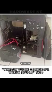 “Computer without motherboard, working perfectly” $250 #pcgaming #benchmark #rtx5050 #gtx1080ti