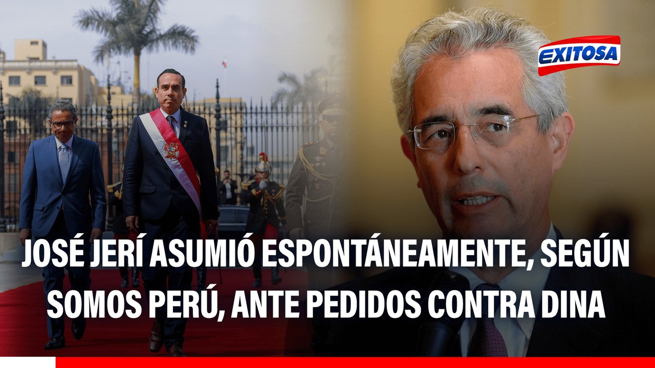José Jerí asumió la presidencia espontáneamente, según Somos Perú: "Pedían que Dina salga"