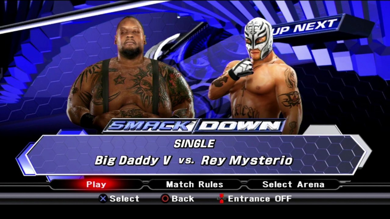 WWE Smackdown vs. Raw 2009 - Big Daddy V vs. Rey Mysterio