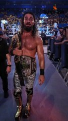 Il l’a fait ! #sethrollins vien a bout de #codyrhodes #wwe #crownjewel