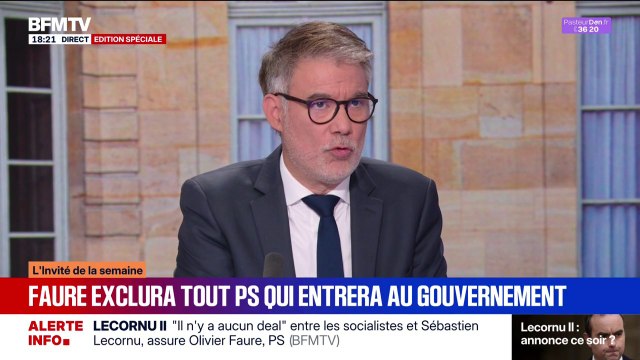 Politique de Sébastien Lecornu: Olivier Faure (PS) veut la suspension de la réforme des retraites sinon, c'est la censure