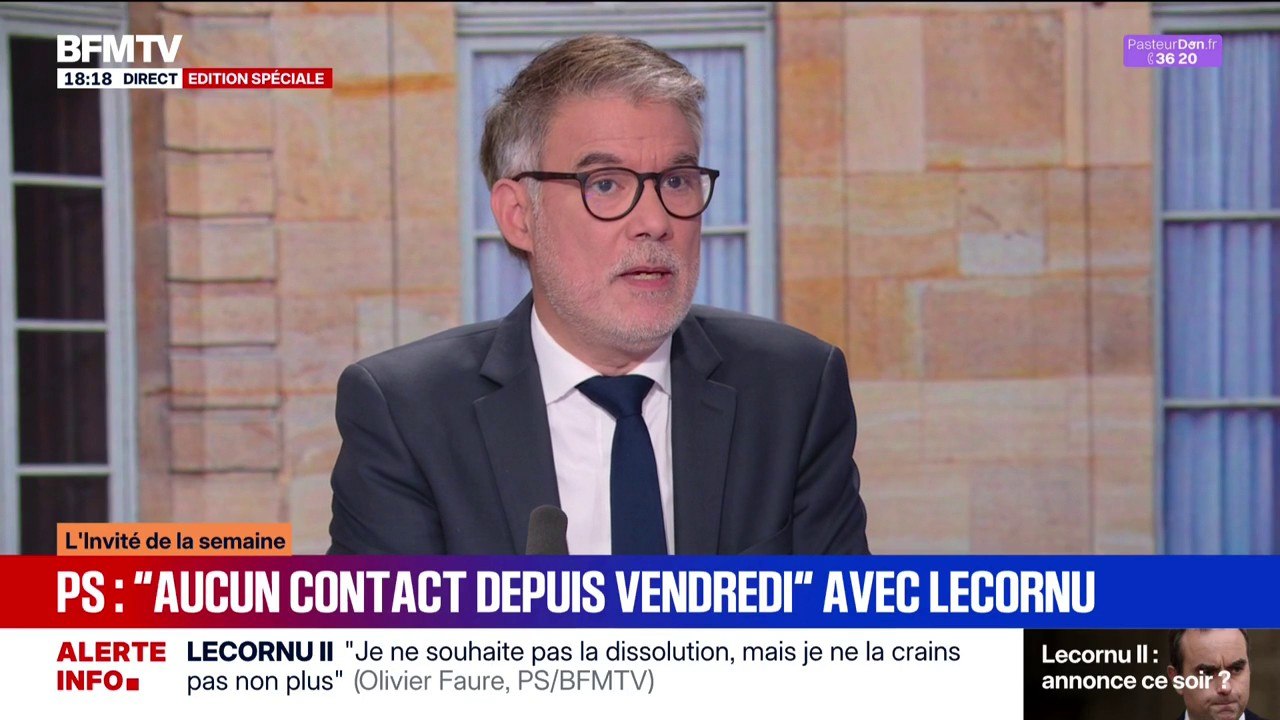 Futur gouvernement de Sébastien Lecornu: Olivier Faure (PS) indique qu'il n'y aura pas de ministres socialistes dans le gouvernement et si c'est le cas, ils seront exclus du parti