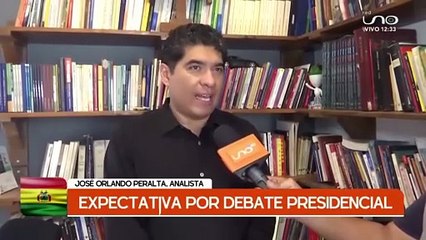 EXPECTATIVA POR EL DEBATE PRESIDENCIAL