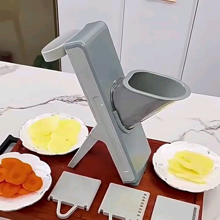 Wiloria|Kitchen Potato Vegetable Cutter Food Radish Chopper French Fries SlicerPrice $17.07Get the Kitchen Potato & Vegetable Cutter — a 5-in-1 mandoline slicer with 3 interchangeable blades for Shop Now : https://wiloria.com/