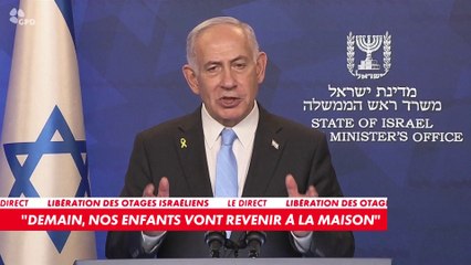Benjamin Netanyahou : «Demain, nos enfants, nos fils, vont revenir à la maison»