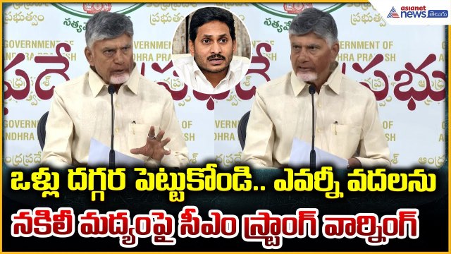 CM Chandrababu Naidu Pressmeet: ఒళ్లు దగ్గర పెట్టుకోండి.. ఎవర్నీ వదలను: చంద్రబాబు | Asianet Telugu