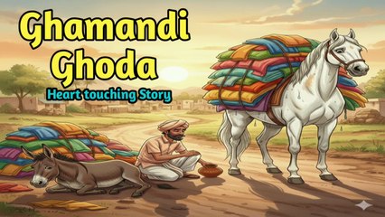 Ghamandi Ghoda Aur Gadha Ki Kahani | Ghode Aur Gadhe Ki Moral Story | Collaboration Ki Power | Hindi Kahani
