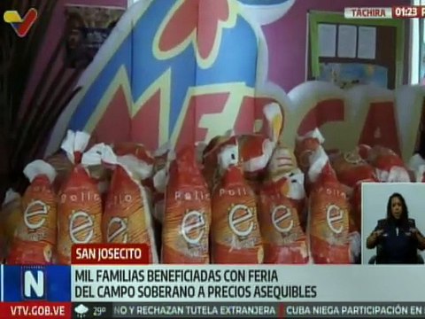 Táchira | Feria del Campo Soberano distribuyó 4 toneladas de proteínas en beneficio de mil familias