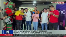 Vicepresidenta Delcy Rodríguez visita la Comuna Fe Socialista en el 23 de Enero en Caracas